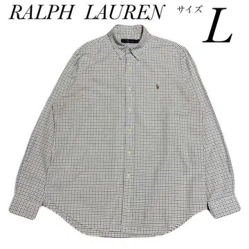 랄프 로렌 RALPH LAUREN BD 긴팔 체크 셔츠 사이즈 L