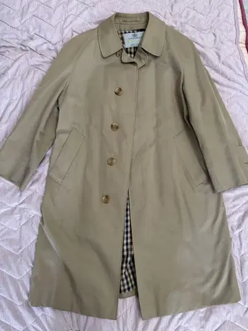 Aquascutum 아쿠아5 베이지 트렌치코트