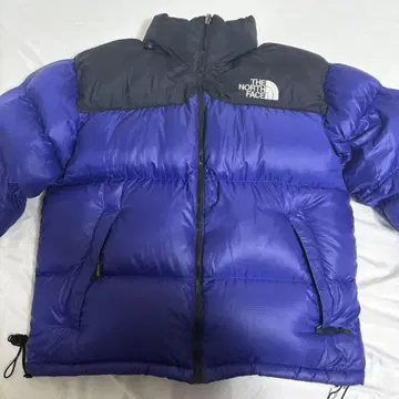 THE NORTH FACE 다운 자켓 청자색/블랙