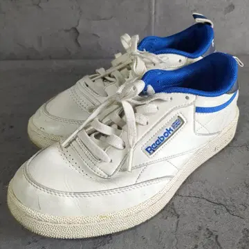 [ Reebok ] 리복 ( 25.5 ) 화이트 파랑 스니커즈