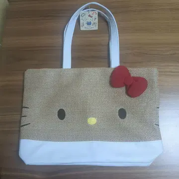 헬로키티 바구니풍 토트백 새상품 약 42 x 28 x 10cm