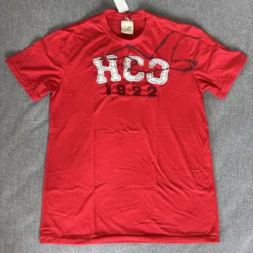 빨간색 프린트 티셔츠 1922 HCO