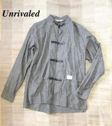 Unrivaled 코튼 x 린넨 차이나 셔츠 자켓