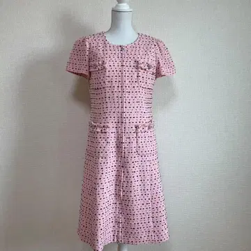 엠즈 그레이시 M's GRACY 핑크 원피스 42 일본제