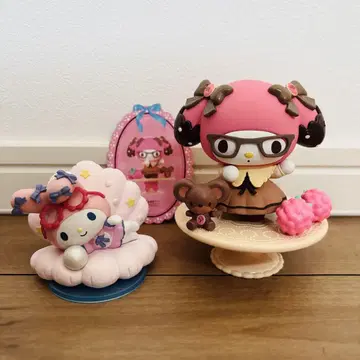 마이멜로디 피규어 세트 my melody 복권 팝마트