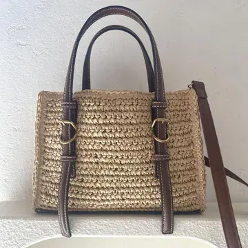 ZARA 땋은 바디 미니 토트백