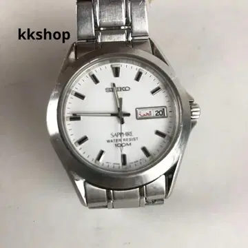 SEIKO 세이코 아날로그 손목시계 실버 남성용 브랜드