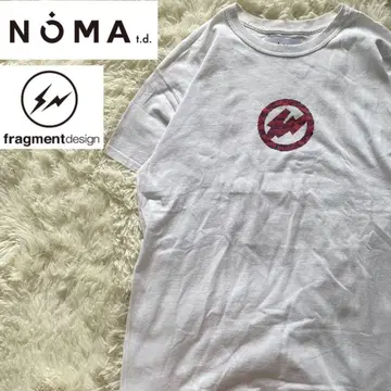 NOMA 프래그먼트 콜라보 반팔 티셔츠 백로고 화이트 L 새상품급 레어
