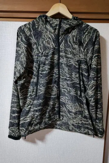 THE NORTH FACE 카모 패턴 나일론 후드티 M