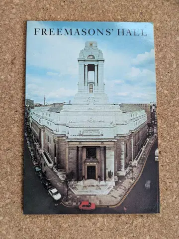 FREEMASONS' HALL 팜플렛 자료 역사
