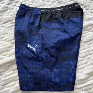 PUMA 푸마 LVLS 네이비 하프 팬츠
