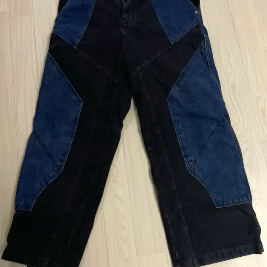 CPGN STUDIO | 꼼파뇨 Cpgn Studio Mixed Cut Wide Denim Pants