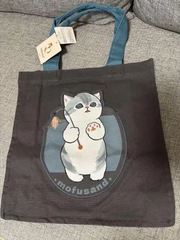 시마무라 모프 샌드 토트백 구우타라냥 네이비