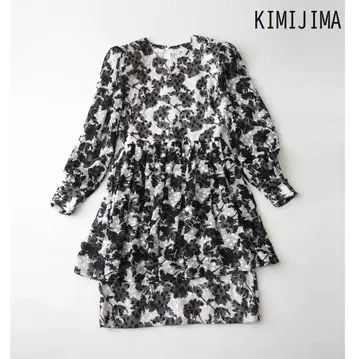 KIMIJIMA 키미지마 부티크 시어 도트 플라워 원피스 11호