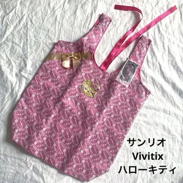 초레어 Vivitix 핑크 레이스 손가방 에코백 택 포함 2009년