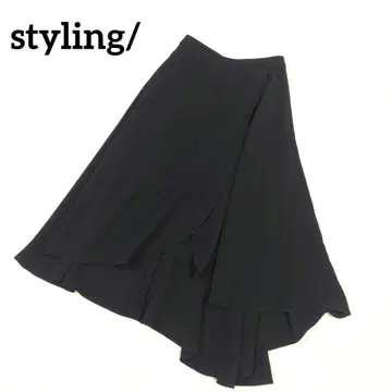비대칭 스커트 styling/ kei shirahata 네이비