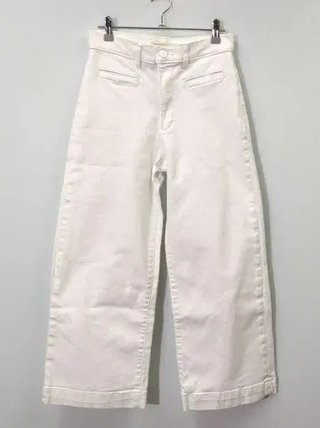 RIBCAGE WIDE LEG CROP Levi's 화이트 데님 팬츠