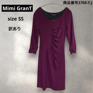Mimi GranT 7부 소매 원피스 미사용 새상품 하자품 사이즈 SS