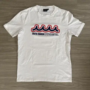MUTA MARINE 화이트 티셔츠 사이즈 5