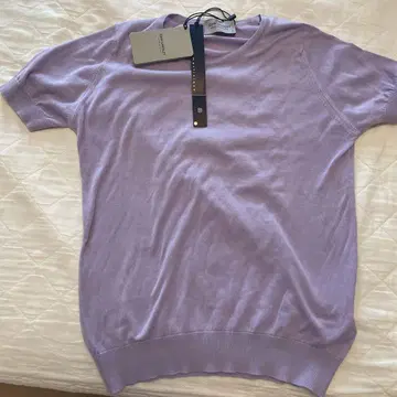 JOHN SMEDLEY 존스메들리 라벤더 반팔 니트