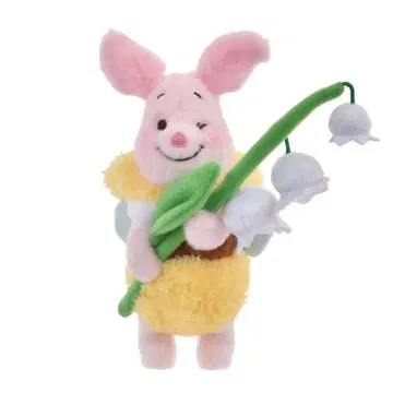 피글렛 봉제 인형 키링 키체인 Flower Garden