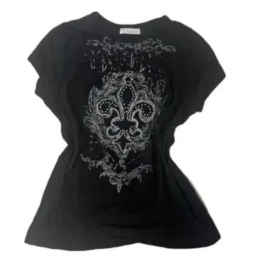 00년대 그런지 큐빅 반팔 티셔츠 헤이세이