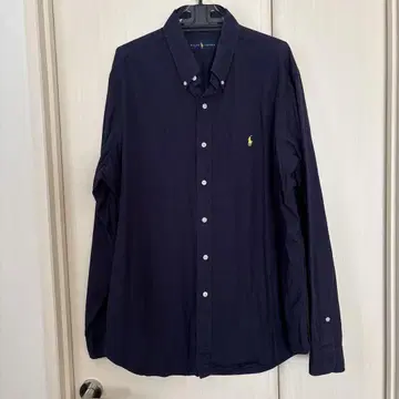 Ralph Lauren 네이비 버튼 다운 셔츠 XL
