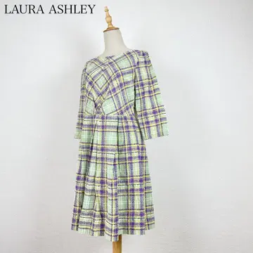 LAURA ASHLEY london 도트 디자인 체크 원피스