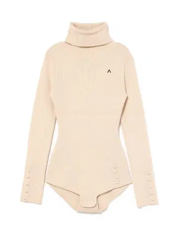 Juno turtle knit bodysuit ivory