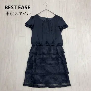 BEST EASE 도쿄 스타일 시어 도트 티어드 원피스 9
