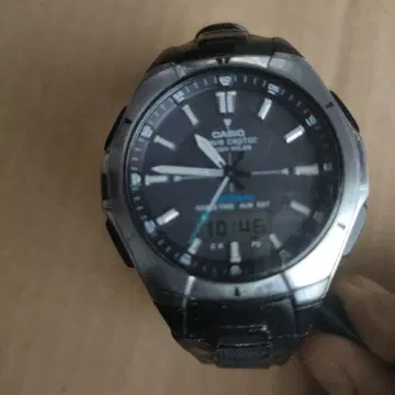 CASIO 전파 솔라 디지털 아날로그 콤비네이션 시계