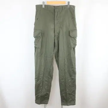 60s VINTAGE 프랑스군 M-64 밀리터리 카고 팬츠 84L