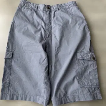 CHAPS RALPH LAUREN 라이트 그레이 카고 숏팬츠 L