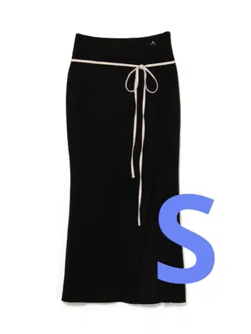 S 사이즈 Ribbon mermaid skirt Black