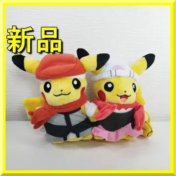 피카츄 25주년 신오 지방 봉제 인형 페어 Pikachu f4B1