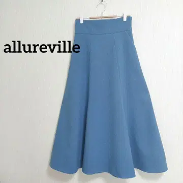 새상품급 allureville 알아바일 머메이드 플레어 롱 스커트 일본제