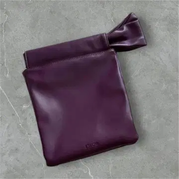 ESLOW 슬로우 원핸들 드로우 스트링 백 퍼플