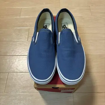 새상품 VANS classic Slip-On 네이비 28cm