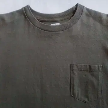아나토미카 포켓 T셔츠 카키 S 사이즈 made in USA