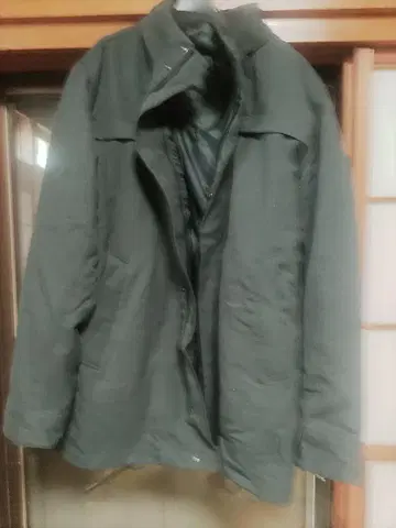 새상품 유니클로 블랙 스텐카라 코트 XL