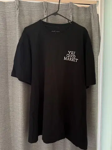 YES GOOD MARKET 아트 티셔츠 사이즈 1 블랙