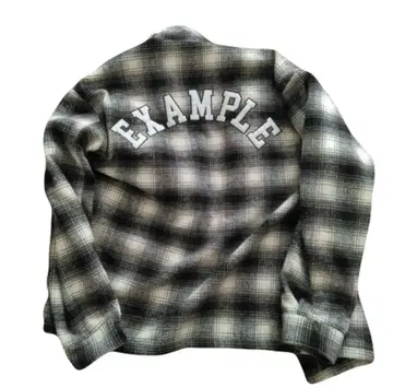 EXAMPLE 체크 재킷