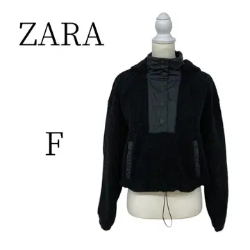 새상품급 ZARA 자라 블랙 긴팔 후드티 FREE SIZE