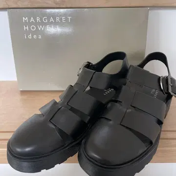마가렛호웰 구르카 샌들 24cm 블랙 새상품급