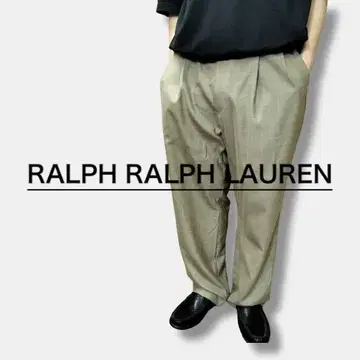 양품 정품 RALPH LAUREN 격자무늬 세련된 팬츠 SL1-718