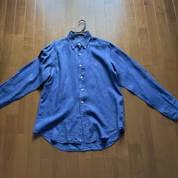 Ralph Lauren 네이비 코튼 버튼다운 셔츠 M