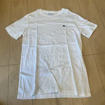 가격 협상 가능 라코스테 LACOSTE 화이트 티셔츠 US S