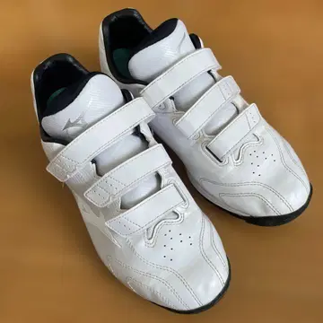 MIZUNO 트레이닝 슈즈 화이트 27.5cm WIDE 중고품