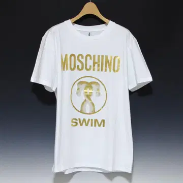 모스키노 MOSCHINO 골드 로고 티셔츠 L