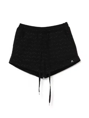Candy cotton mini pants Black